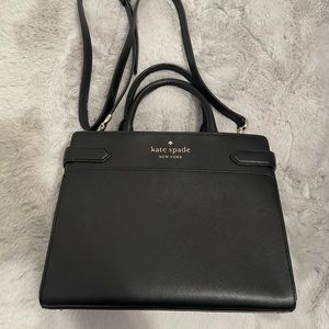 Madison Saffiano Leather Medium Satchel Purse